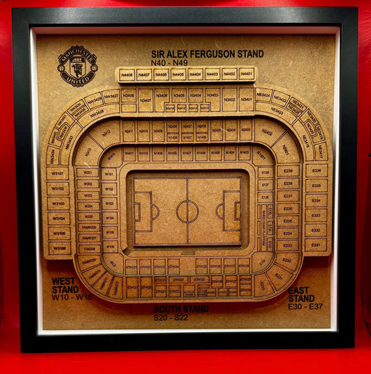 Old Trafford Layered Stadium