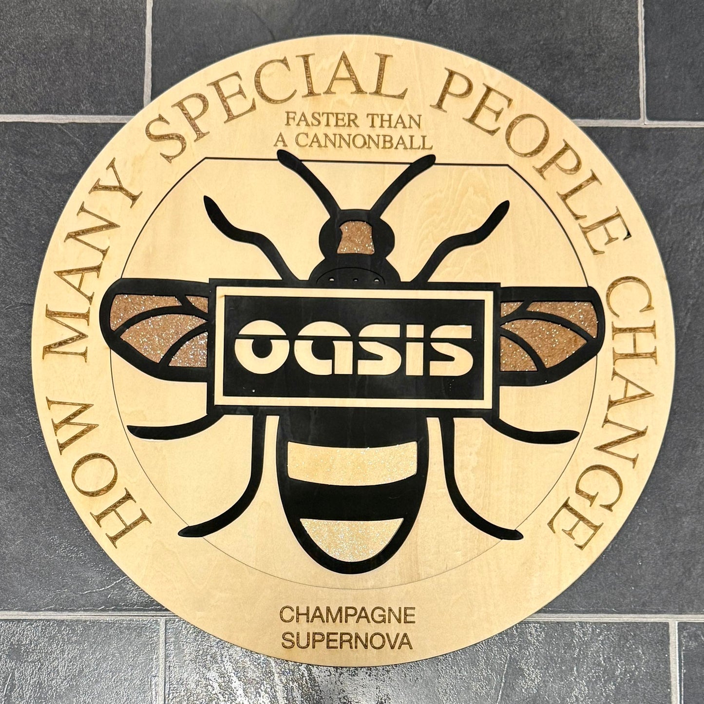 Personalised Oasis Wall Plaque