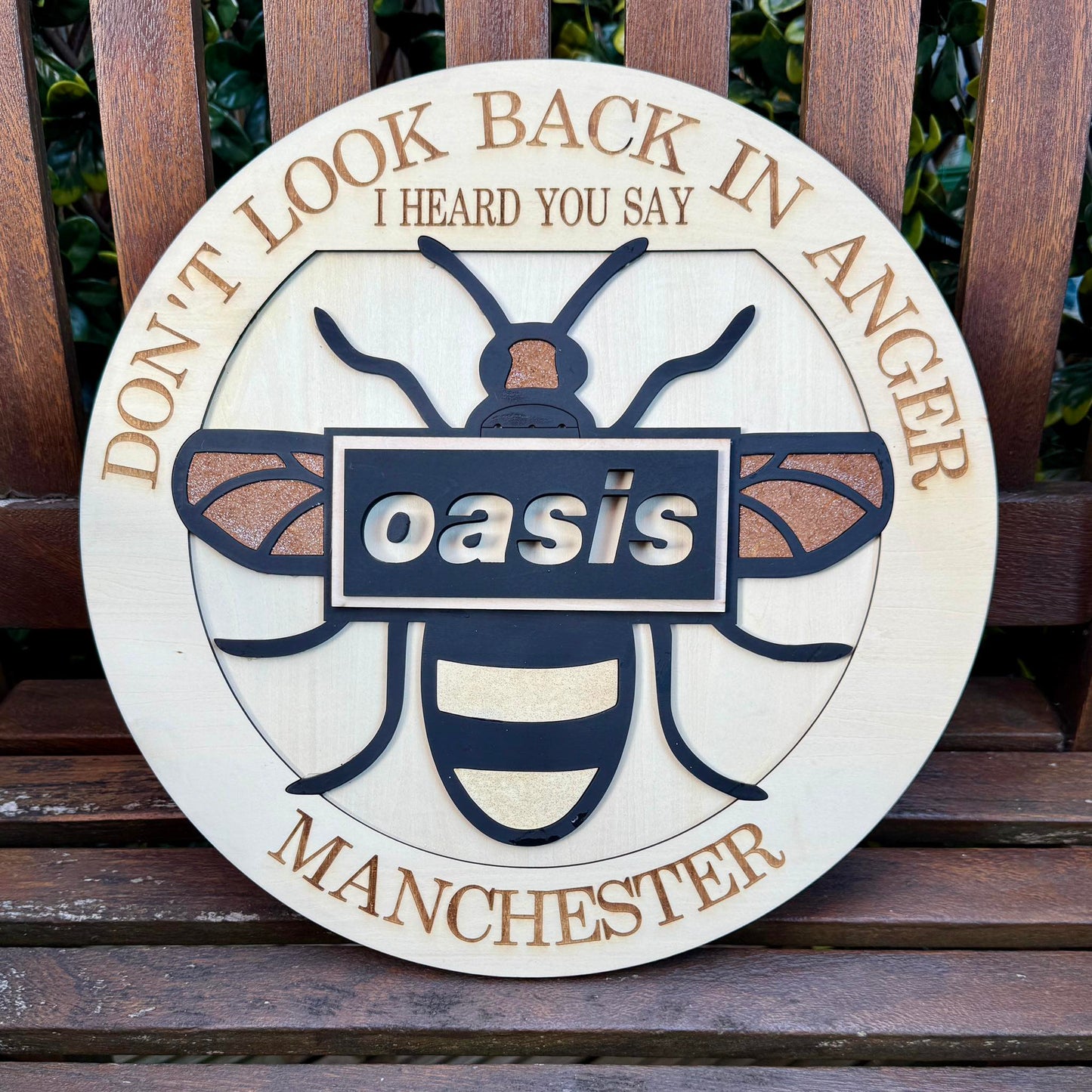 Personalised Oasis Wall Plaque